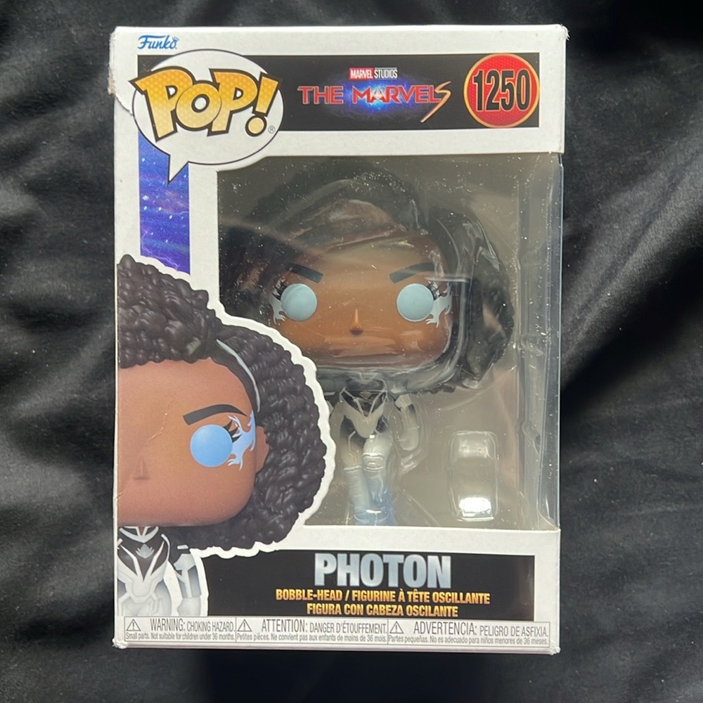 Funko Pop! Movies: The Marvels - Photon Vinyl Figure # 1250 New in Box - Picture 5 of 10